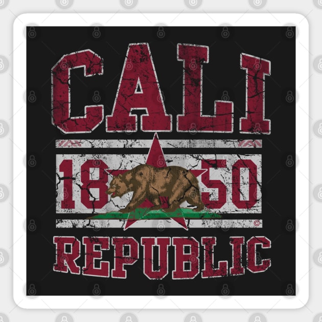 Cali Republic 1850 California Magnet by E